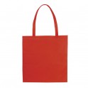 Non-Woven-Schultertragetasche, Rot als Werbeartikel
