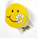 Klappkärtchen Smiley, Zwergsonnenblume, 1-4-farbig Digitaldruck inklusive