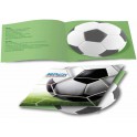 Fußball-Karte, Rasen, 1-4-farbig Digitaldruck inklusive
