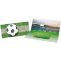 Mini-Arena Karte, Fußballfeld ohne Kuvert, Zimmerrasen, 1-4-farbig Digitaldruck inklusive